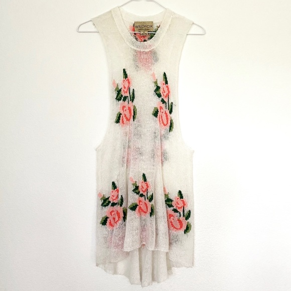 WILDFOX White Label Prairie Rose Tank Top - Picture 6 of 8